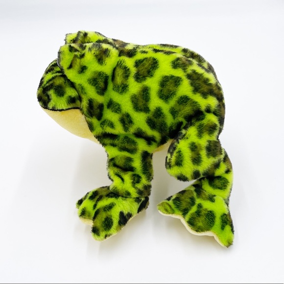GANZ Webkinz HM114 Green Bull Frog Plush Stuffed Animal NO CODE - Picture 7 of 10